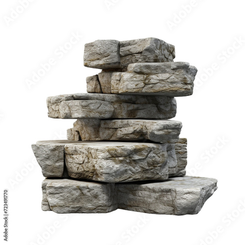 stack of stone wall