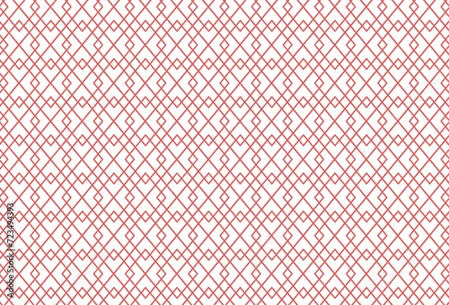 Red background with stacked diamond lines of various sizes. Suitable for use in many ways, such as fabric patterns, cards, signs, glassware patterns, wallpaper during the Chinese New Year festival.