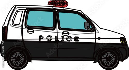 パトカー（police car）(eps)