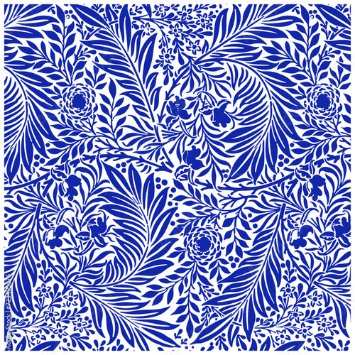 Make a Professional Vector Floral Pattern Background