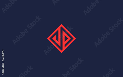 letter jp square logo icon design vector design template inspiration photo