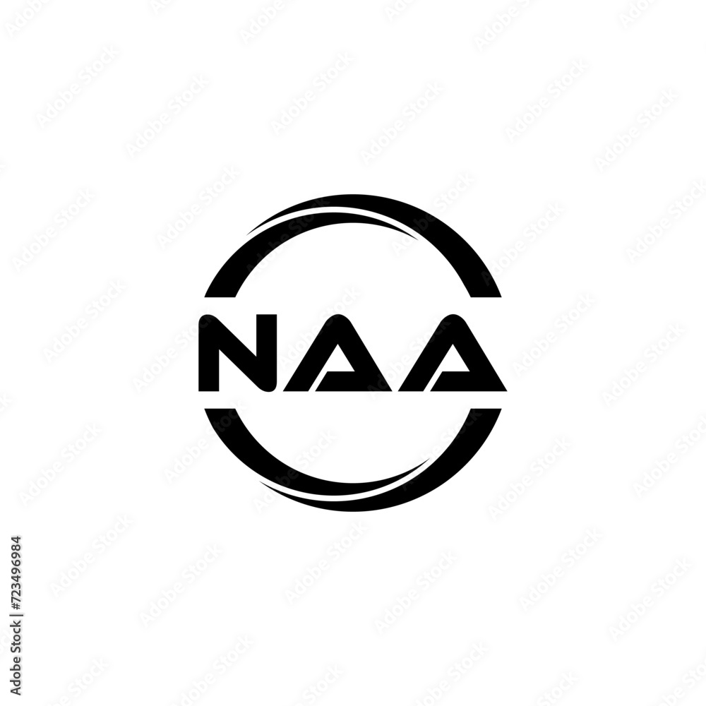 NAA letter logo design with white background in illustrator, cube logo, vector logo, modern alphabet font overlap style. calligraphy designs for logo, Poster, Invitation, etc. NAA letter logo design with white background in illustrator, cube logo, vector logo, modern alphabet font overlap style. calligraphy designs for logo, Poster, Invitation, etc.