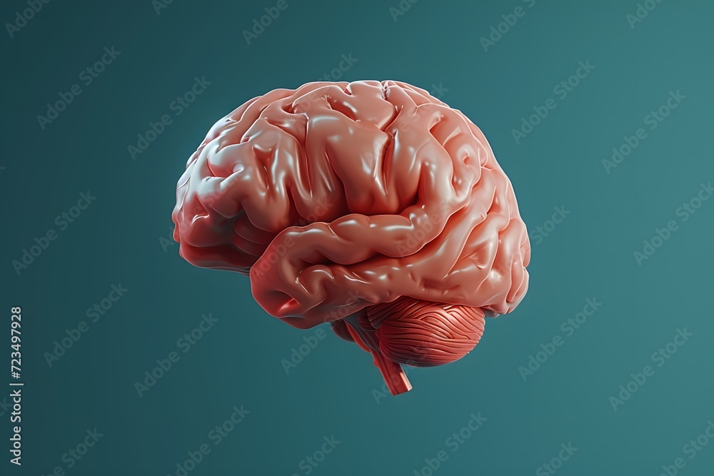 3d render of a brain 3d render of a brain