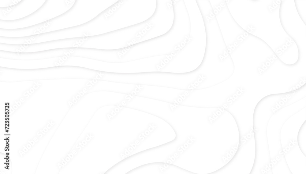 Abstract white paper cut shapes. Abstract white wavy background papercut style. Abstract white paper cut shapes. Abstract white wavy background papercut style.