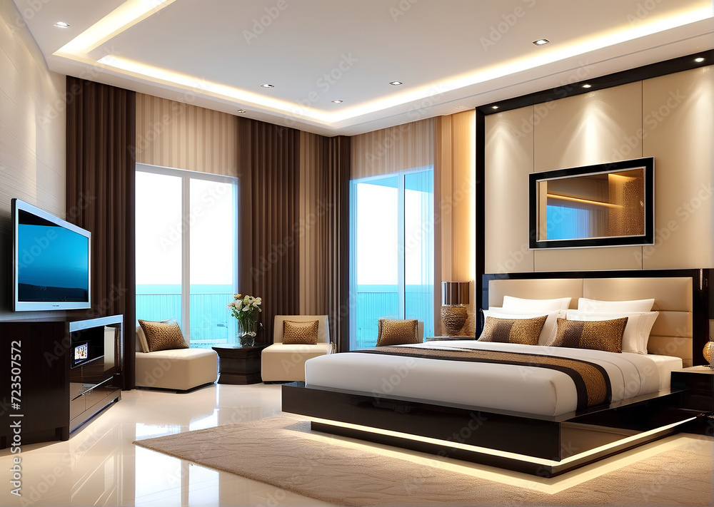 Fototapeta premium Home interior decoration, design and setting concepts and ideas