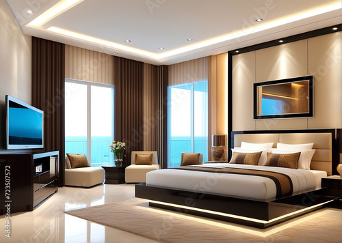 Home interior decoration  design and setting concepts and ideas