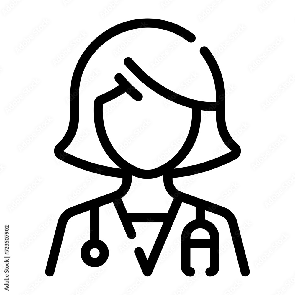 doctor Line Icon doctor Line Icon