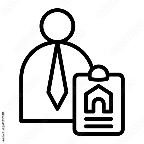 Real Estate Broker Icon