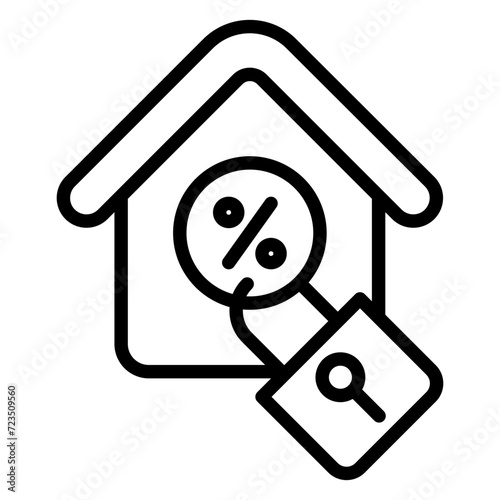 Fixed Rate Mortgage Icon