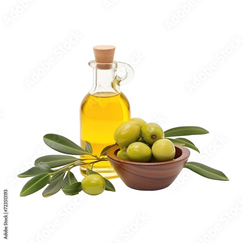 fresh raw organic ololiuqui oil in glass bowl png isolated on white background with clipping path. natural organic dripping serum herbal medicine rich of vitamins concept. selective focus photo