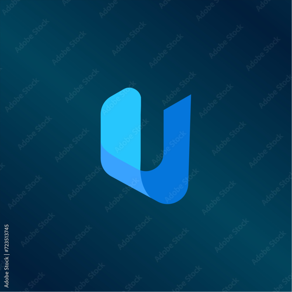 Letter U logo. Icon design. Template elements - vector sign Letter U logo. Icon design. Template elements - vector sign