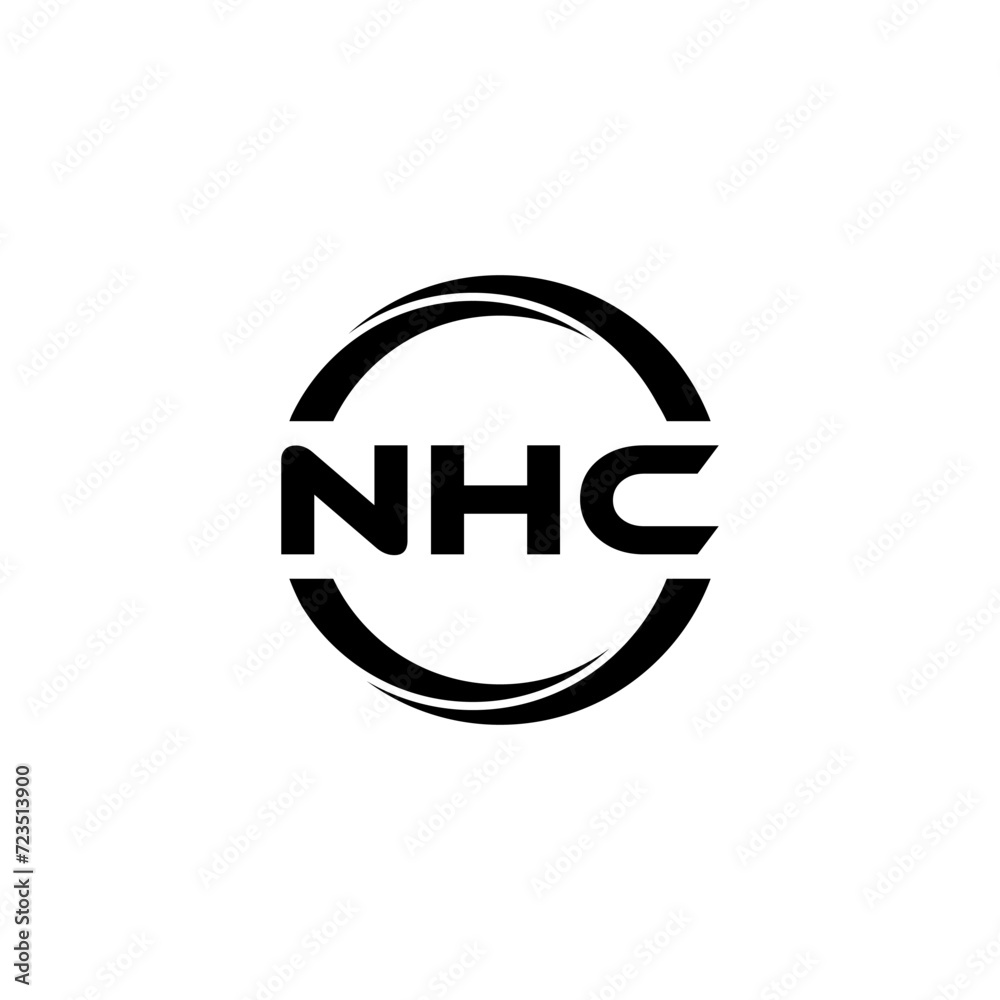 NHC letter logo design with white background in illustrator, cube logo, vector logo, modern alphabet font overlap style. calligraphy designs for logo, Poster, Invitation, etc. NHC letter logo design with white background in illustrator, cube logo, vector logo, modern alphabet font overlap style. calligraphy designs for logo, Poster, Invitation, etc.