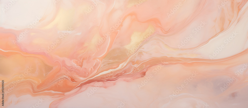 Abstract Pink and Gold Marble Texture. Fluid Art for Creative Design