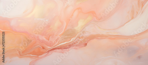 Abstract Pink and Gold Marble Texture. Fluid Art for Creative Design