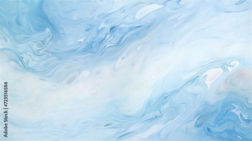Arctic Swirl: Cool Blue Marbled Texture
