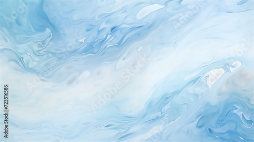 Arctic Swirl: Cool Blue Marbled Texture 