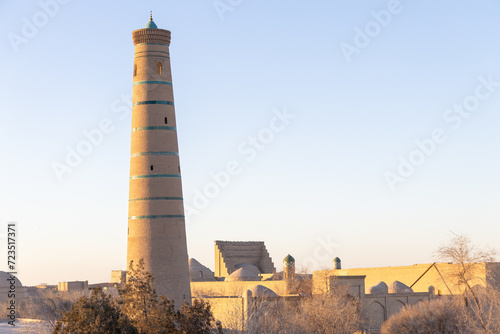 Juma Minaret Minaret, Khiva, Uzbekistan photo