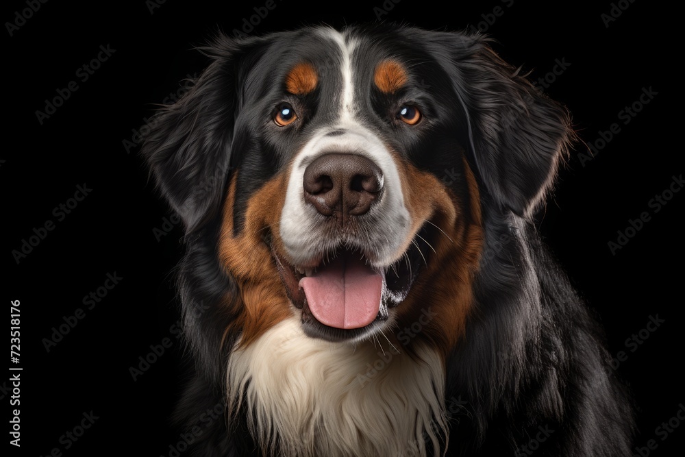 Bernese Mountain dog. breed of dog, a pet.