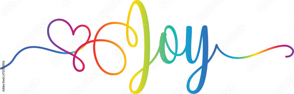 Joy text vector is written with an elegant typography, vector Joy text vector is written with an elegant typography, vector