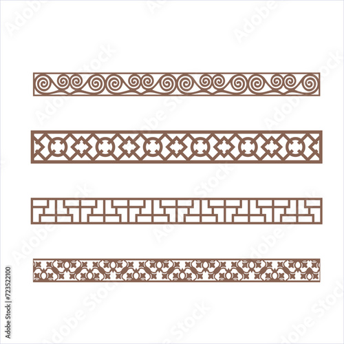 VECTOR BORDER DESIGN FOR CNC LASER CUTING FILE