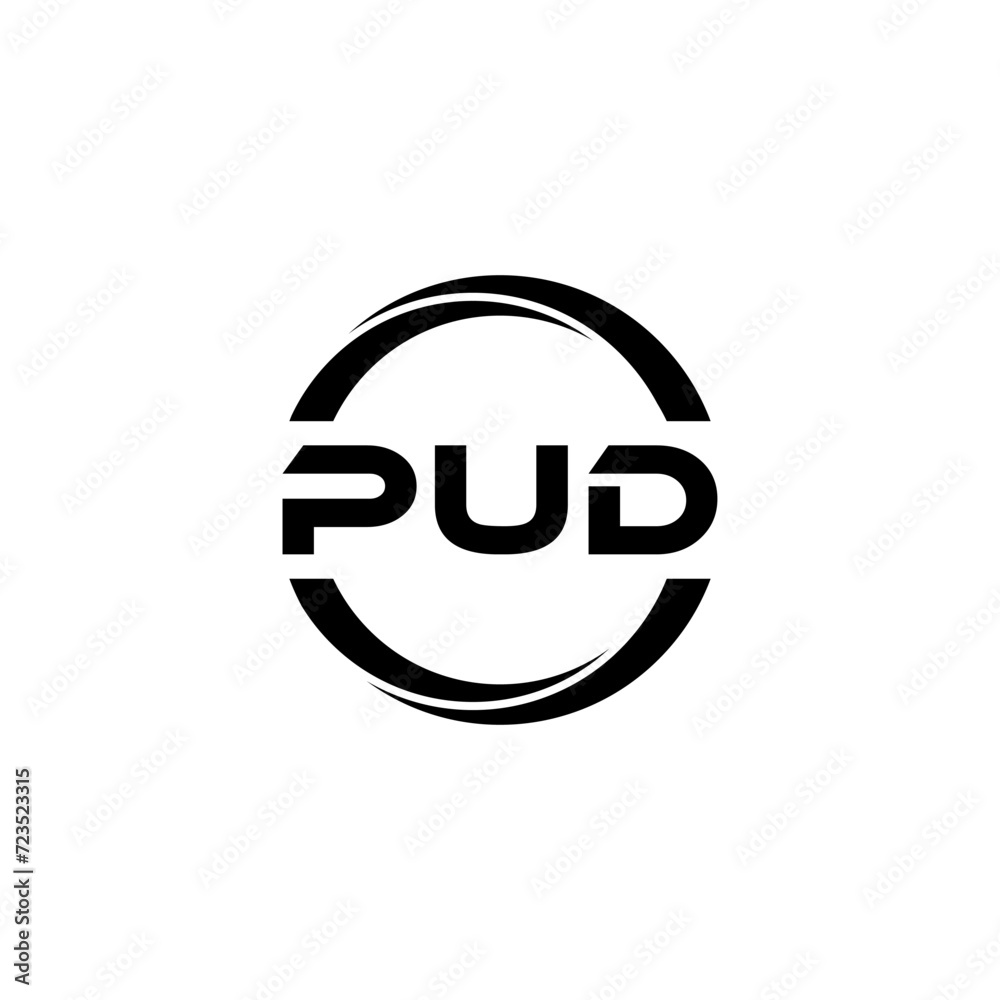 PUD letter logo design with white background in illustrator, cube logo, vector logo, modern alphabet font overlap style. calligraphy designs for logo, Poster, Invitation, etc. PUD letter logo design with white background in illustrator, cube logo, vector logo, modern alphabet font overlap style. calligraphy designs for logo, Poster, Invitation, etc.