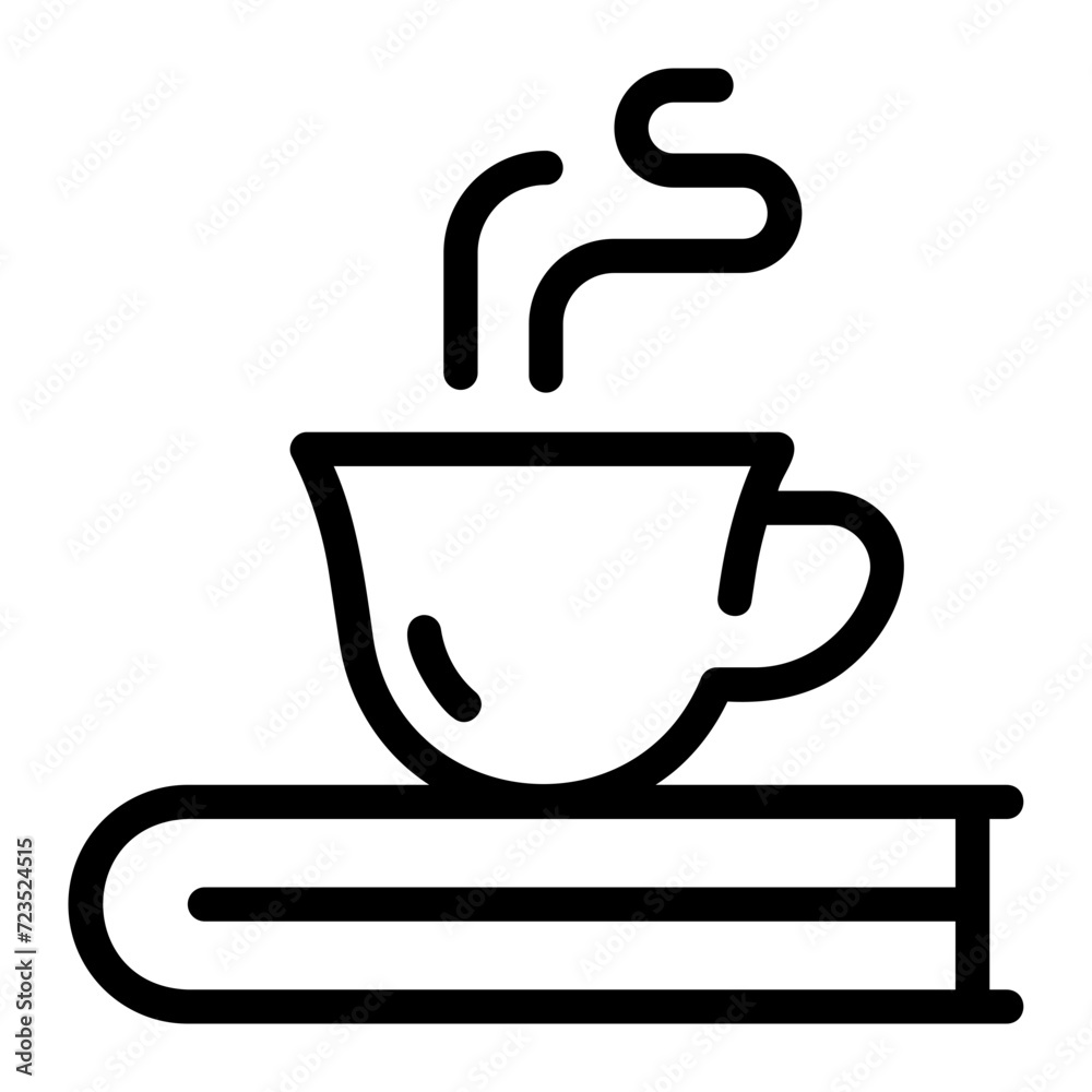 coffee break line icon coffee break line icon