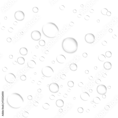 realistic dew water droplets