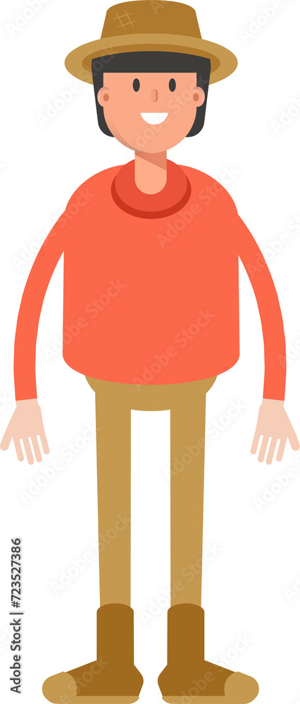 Farmer Character Standing
Farmer Character Standing