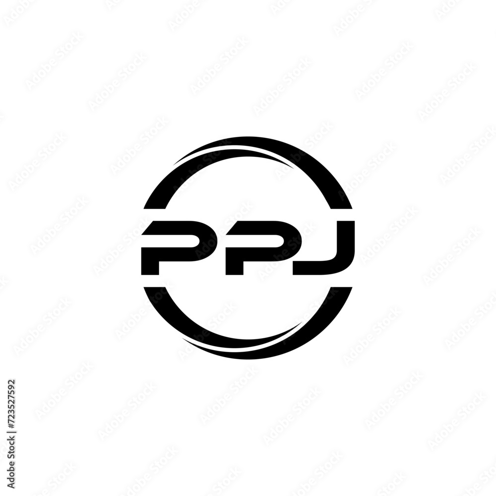 PPJ letter logo design with white background in illustrator, cube logo, vector logo, modern alphabet font overlap style. calligraphy designs for logo, Poster, Invitation, etc. PPJ letter logo design with white background in illustrator, cube logo, vector logo, modern alphabet font overlap style. calligraphy designs for logo, Poster, Invitation, etc.