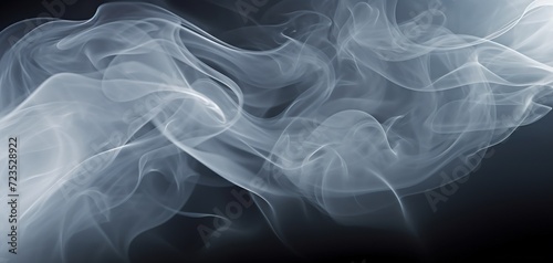 artistic abstrack illusion grey smoke