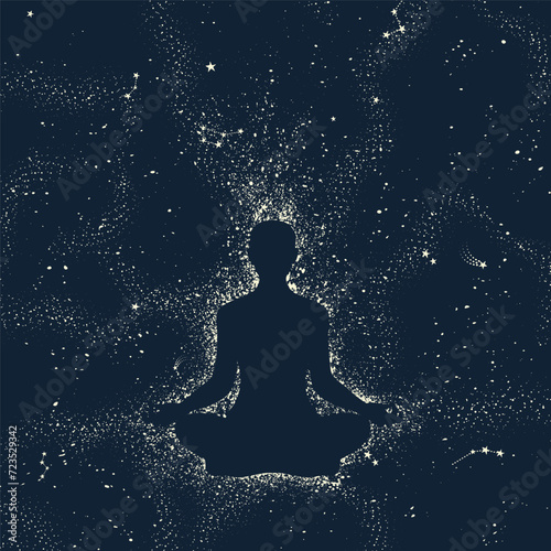 Space univers meditation wallpaper