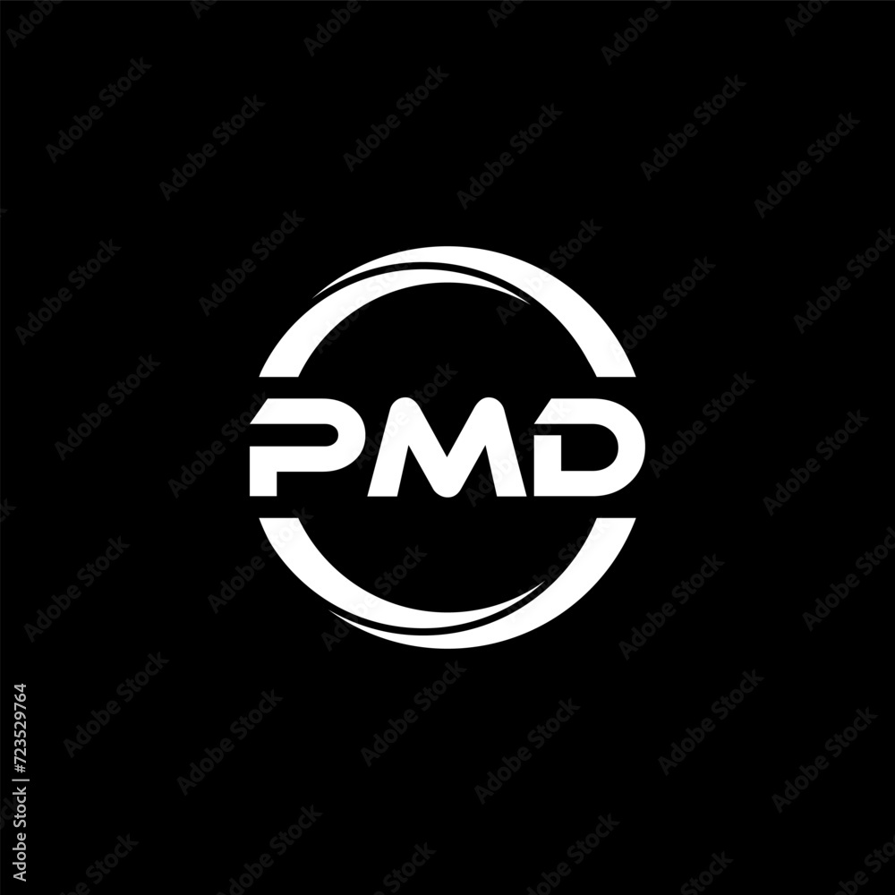 PMD letter logo design with black background in illustrator, cube logo, vector logo, modern alphabet font overlap style. calligraphy designs for logo, Poster, Invitation, etc. PMD letter logo design with black background in illustrator, cube logo, vector logo, modern alphabet font overlap style. calligraphy designs for logo, Poster, Invitation, etc.