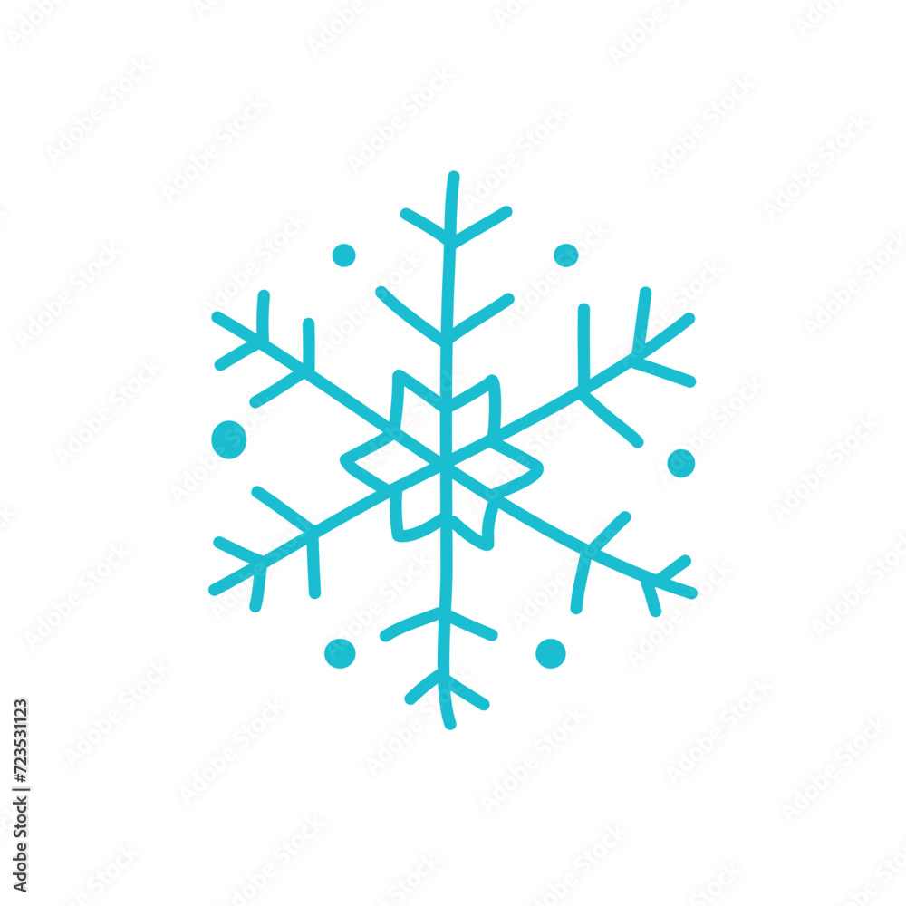 Christmas collection of seasonal elements with Santa and snowman, hand drawn items, vector design Christmas collection of seasonal elements with Santa and snowman, hand drawn items, vector design