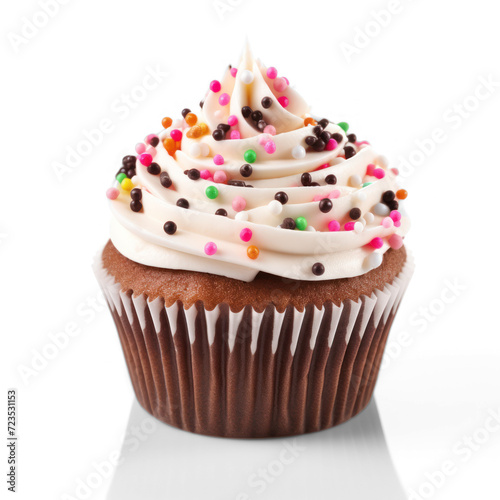 Cup cake on transparency background PSD