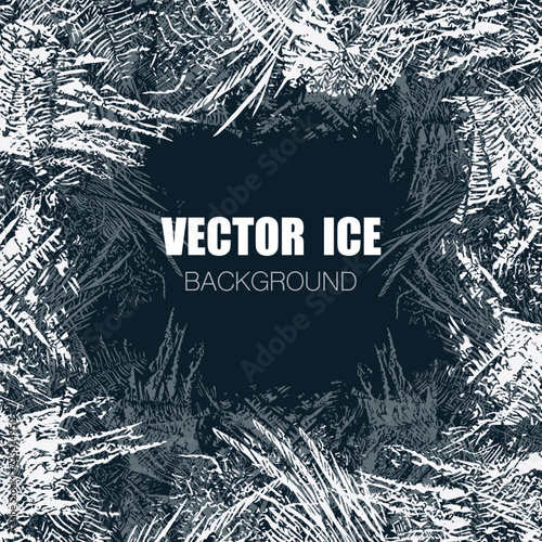 Ice pattern background