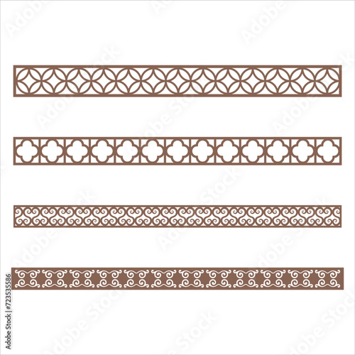 VECTOR BORDER DESIGN FOR CNC LASER CUTING FILE