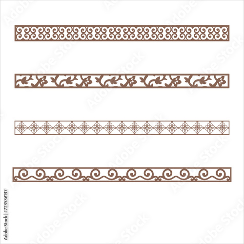VECTOR BORDER DESIGN FOR CNC LASER CUTING FILE
