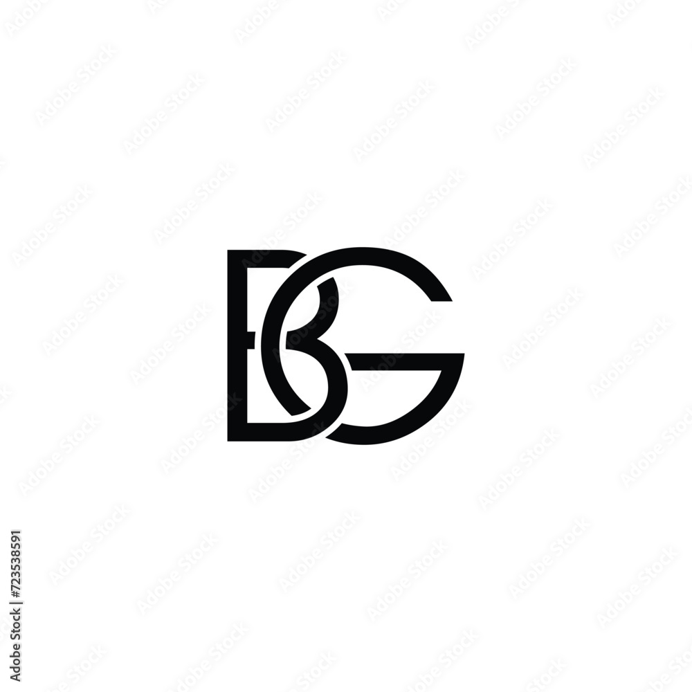 BG Logo Design Template Vector Graphic Branding Element. Creative vector logos with the letter BG BG Logo Design Template Vector Graphic Branding Element. Creative vector logos with the letter BG
