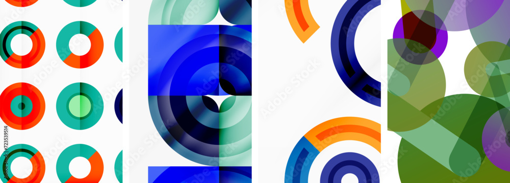 Round geometric elements and circles in background design for wallpaper, business card, cover, poster, banner, brochure, header, website Round geometric elements and circles in background design for wallpaper, business card, cover, poster, banner, brochure, header, website