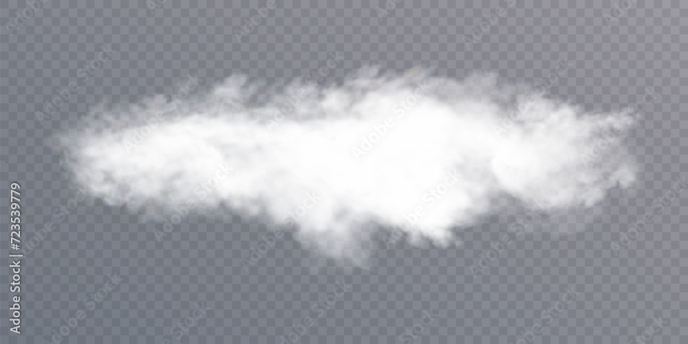 Vetor de Smoke effect. Realistic vector fog effect and transparent ...