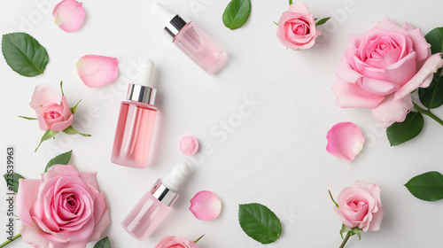 Cosmetics Products with Rose Essential Oil Toners