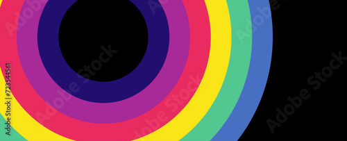 Retro seamless pattern from the 50s, 60s, 70s. Seamless abstract Vintage background in sixties hippie style. Retro seamless pattern - colorful nostalgic background design. Vector illustration