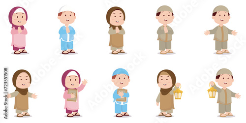 Ramadan Kids Illustration