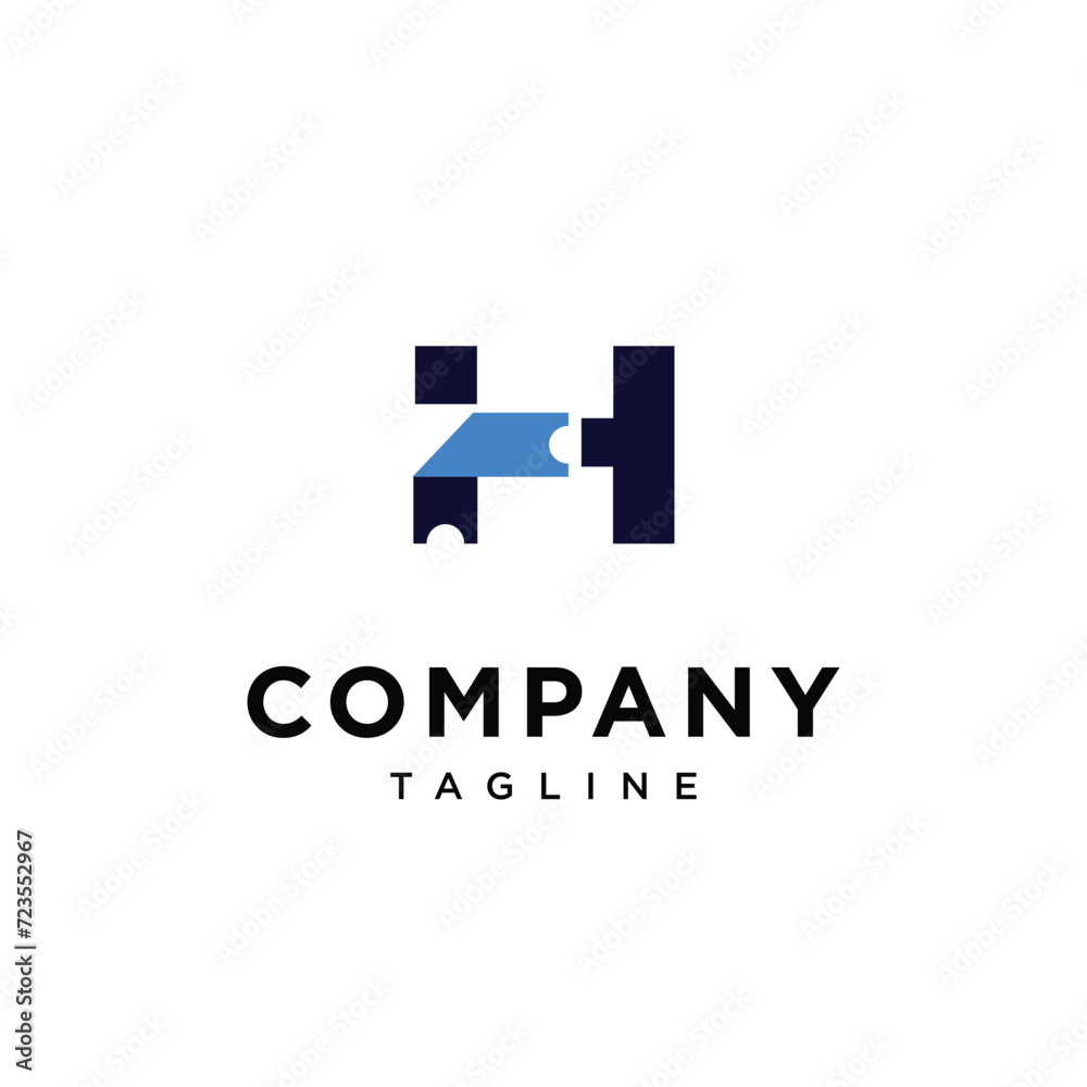 Letter H Ticket Logo icon vector template Letter H Ticket Logo icon vector template