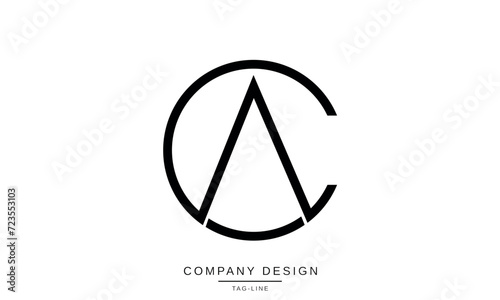 Free Download AC, CA, Abstract Letters Logo Monogram - GFXLoad