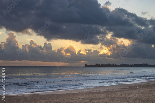 Clouds and sunset