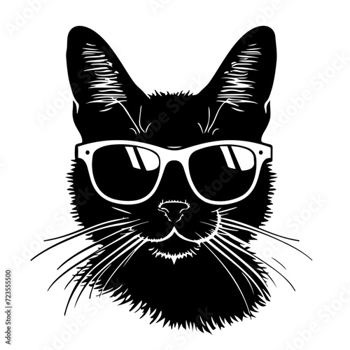 A cat wearing sunglasses © UltimateCollection
