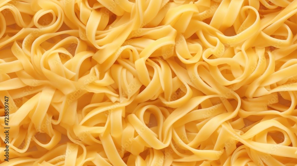 Egg noodle seamless pattern, closeup food repeated background Egg noodle seamless pattern, closeup food repeated background