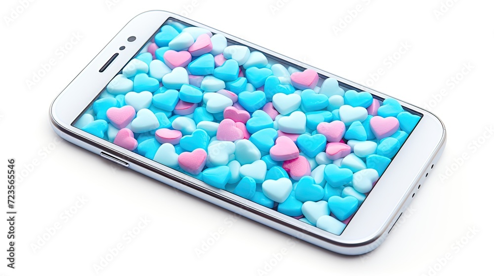 Heart-themed Smartphone Wallpaper Heart-themed Smartphone Wallpaper