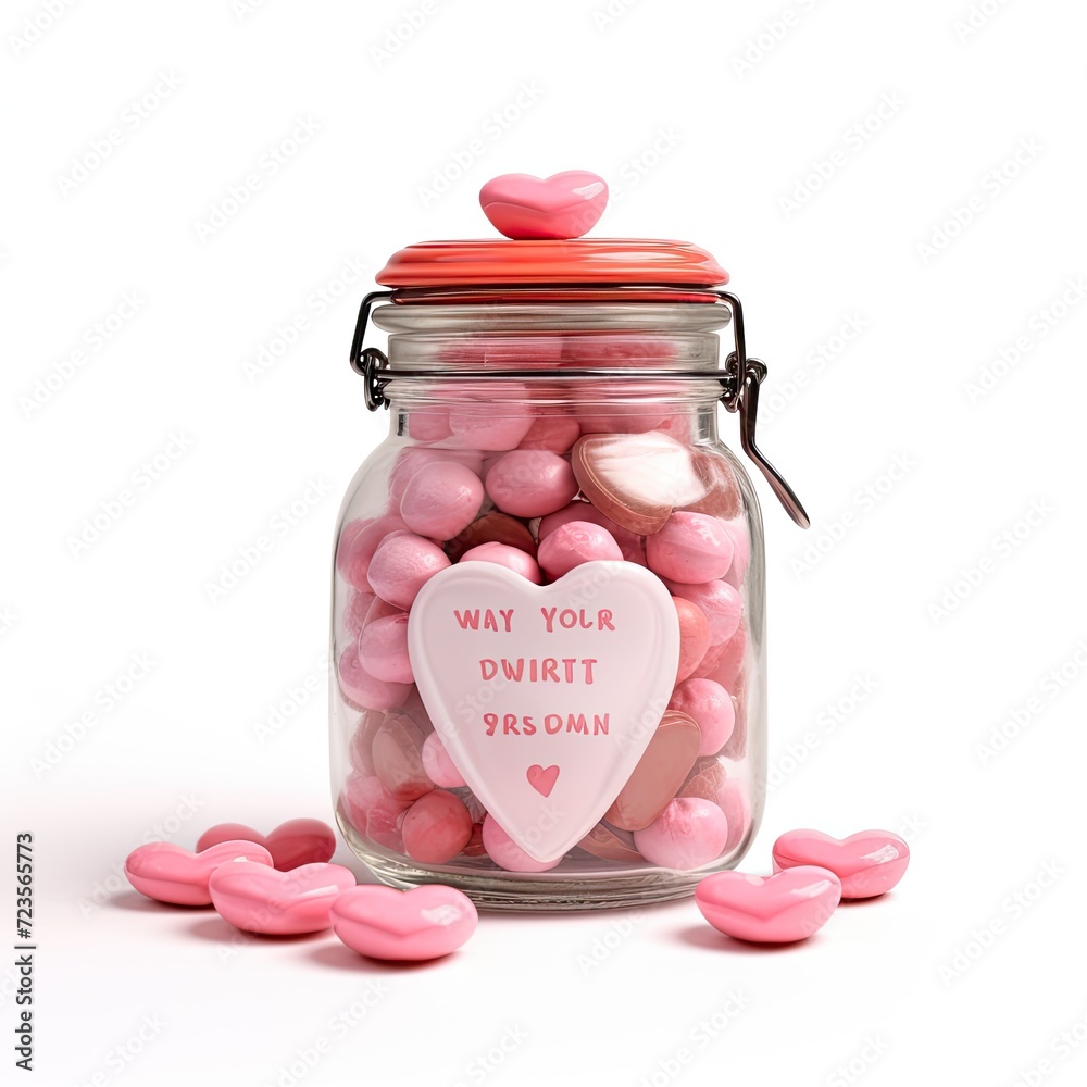 Sweetheart Candy Jar - Valentine's Day Gift Sweetheart Candy Jar - Valentine's Day Gift